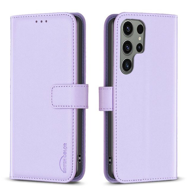 Compatible with Samsung Galaxy S24 Ultra Wallet Case with Card Slots Magnetic Closure Flip Folio Cover