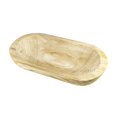 thumbnail image 1 of GROWTH TANK Wooden Bowl Large Capacity Stackable Oval Bowl for Home Kitchens Pantry Brown A, 1 of 9