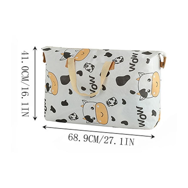 EGNMCR Closet Organizers and Storage, Storage Trunks & Bag Largecapacity Storage Bag With Handle Largecapacity Storage Bag Foldable Storage Bucket For Quilt Blanket Receive ba