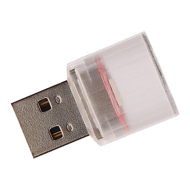 Decodeary Lampe de Nuit Étoile USB Mini Ciel Étoilé Romantique Flexible pour Fête Rouge USB Coloré LED 1Set