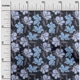 thumbnail image 2 of oneOone Polyester Spandex Navy Blue Fabric Florals Craft Projects Decor Fabric Printed By The Yard 56 Inch Wide, 2 of 4