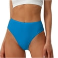 thumbnail image 2 of Liquidation à 50 % de Rabais Culottes pour Femmes en Coton Demi-Enveloppées Taille Haute Couleur Unie Aguichant Culottes pour Femmes, 2 of 5