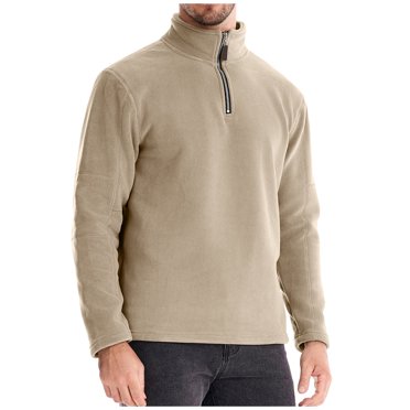 GigrtiJin Mens Quarter Zip Sweatshirt Stand Collar Long Sleeved Pullover Top Casual Solid Color Comfy Sweatshirts