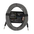 thumbnail image 2 of 10m Guitar Cable Wire Cord Audio Cable Instrument Noise Reduction Line Color Braided Shielded Cables Guitar Amplifier Accessories White, 2 of 6