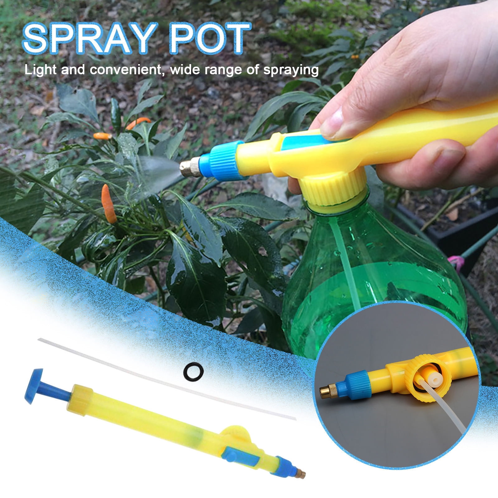Meitianfacai Spray Watering Can Pressure Watering Can Watering Can Hand-push Sprayer