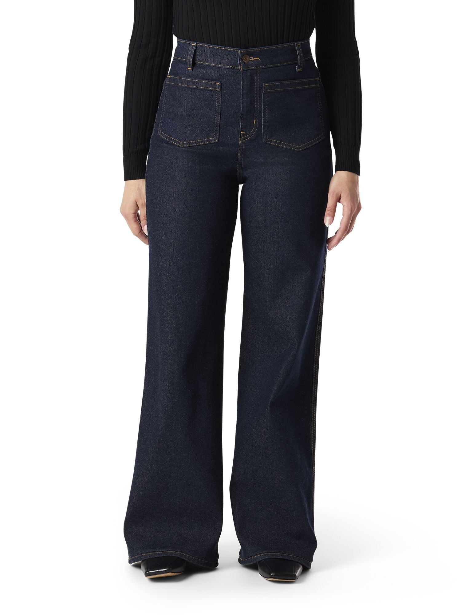 Levi Strauss Signature™ Women’s Vintage Patch Pocket Loose Wide Leg Jeans