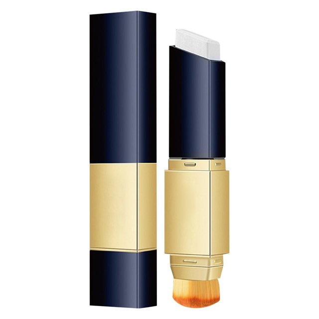 EGNMCR Concealer Double Layer Concealer Sticks To Cover Facial Spots And Traces Makeup Concealer With Brush Head Sticks To Cover Face And Tone Double headed concealer