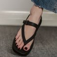 thumbnail image 4 of Sandales Léopard pour Femmes Été Confortables Sandales Décontractées à Talons Compensés Pantoufles à Plateforme Sandales avec Strass pour Femmes en Liquidation, 4 of 4