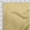 thumbnail image 3 of oneOone Georgette Viscose Yellow Fabric Geometric Fabric For Sewing Printed Craft Fabric By The Yard 42 Inch Wide, 3 of 4