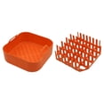 thumbnail image 2 of yuksok Microwave Bacon Cooker Silicone Bacon Rack for Oven for Air Fryer Bacon Tray Bacon Rack and Tray, 2 of 9