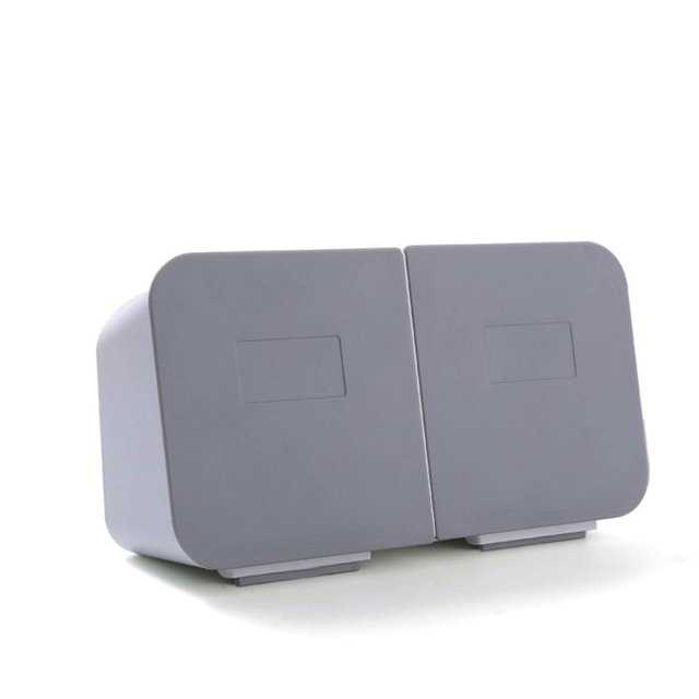 2 Compartment Hanging Storage Box Space Saving Makeup Holder For Cotton Pads Sponge Beauty Hair Ties
