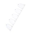 thumbnail image 4 of Couvercle de Tige de Réglage, Plastique 3 Trous 5Pcs Conception Standard Truss Tige Couvercle Blanc pour Guitare, 4 of 8