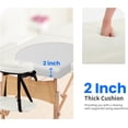 thumbnail image 3 of BestMassage Lit de Massage Table de Massage Portable 28 Pouces de Large 2 Pliage Hauteur Réglable, Crème, 3 of 8