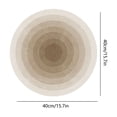 thumbnail image 3 of LSLJS Tapis Rond Salon Crème Vent Canapé Table Basse Chambre Chevet Bureau Coussin de Sol Insonorisant, Tapis Imitation Laine, 3 of 6