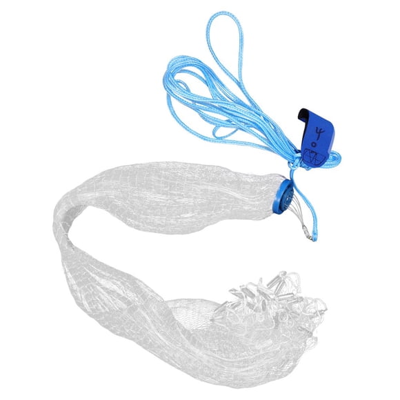 LEEYNEER Filet Coulé Maille Jetée Filet Coulé Filet à Main Jetée Eau Salée Eau Douce Filet de Coulée Filet de Pêche Monofilament pour Appâts Pièges Poissons 1,2 m
