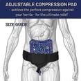 thumbnail image 2 of Adult Hernia Belt Truss For Groin Or Sports Hernia Support Support Pain Relief Recovery Belt With 1 Removable Compression Pad, 2 of 5