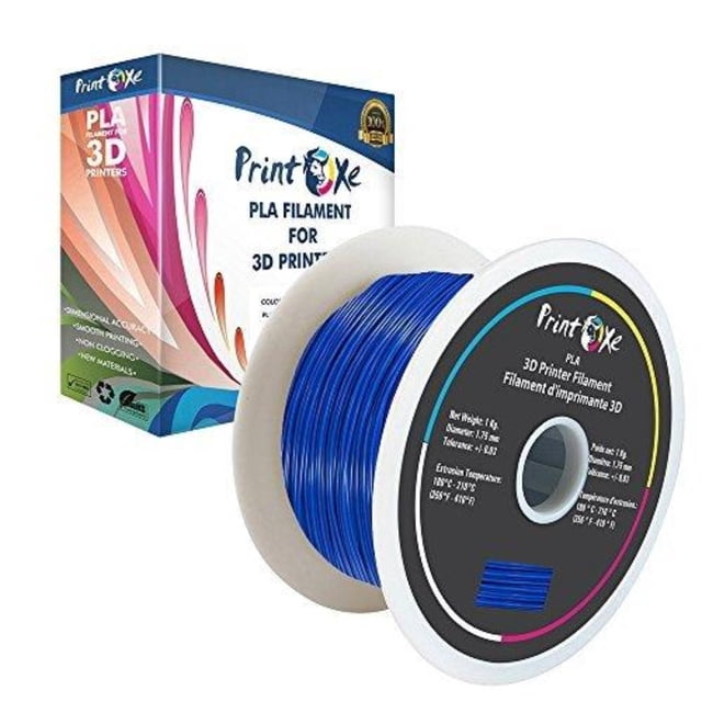 Blue PLA 3D Printer Filament - 1 Kg. Spool