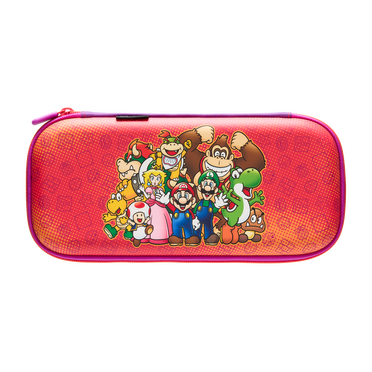 PowerA Slim Case for Nintendo Switch 2 - Mario and Friends, Officially Licensed, Protective Case, Holds 10 Game Cards, Padded Screen Protector, Built-in Play Stand