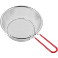 thumbnail image 1 of Pasta Strainer Basket Stainless Steel Fine Mesh Spaghetti Dumpling Strainer Basket Frying Basket, 1 of 8