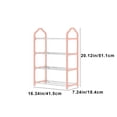 thumbnail image 3 of EGNMCR Shoe Rack,Shoe Rack for Closet, Shoe Rack Organizer Shoe Rack Shoe Rack Storage Organizer With 4 Tiers Metal Shelves For Bedroom Closet Entry Dorm Room Shoe Rack, 3 of 7