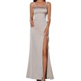 thumbnail image 1 of UPPADA Robe Cocktail à Col Rond pour Femmes Robe Sirène Robe Cocktail Sans Manches Robe Formelle Évasée Robe d'Invitée de Mariage Robe Cocktail Moulante Offre du Jour, 1 of 4