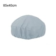 thumbnail image 4 of Xingzhi Housse de Foyers Protecteur Extérieur Cour Pare-Soleil Rond Réglable Élastique Auvent Imperméable Housses de Meubles Gris 85x40cm, 4 of 6