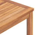 thumbnail image 5 of vidaXL Garden Dining Table 160x80x77 cm Solid Teak Wood, 5 of 5