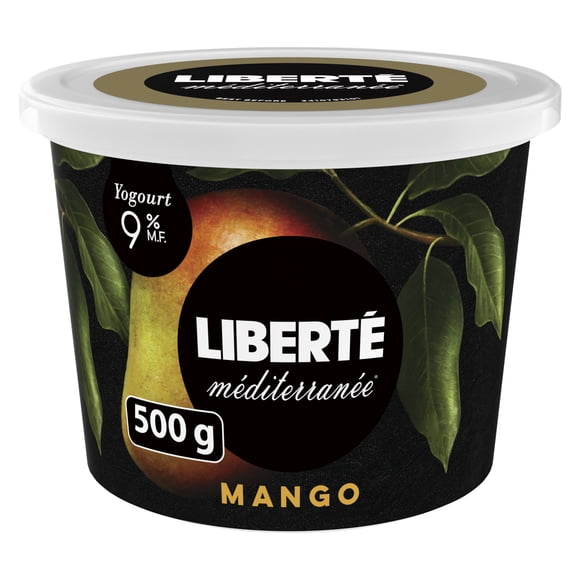 Liberté Méditerranée 9% Yogurt, Mango, 500g