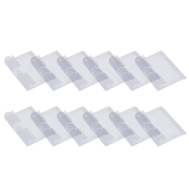 OULII 30Pack Price Display Labels Clear Plastic Tags For Diy Price Tag Holders And Home Use