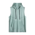 thumbnail image 1 of Timegard Workout Top for Men Athletic Breathable Sleeveless Hoodies Pullover Lightweight Running Tank Top, 1 of 7