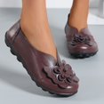 thumbnail image 5 of B91xZ Mocassins Classiques pour Femmes, Bout Rond, Chaussures Plates Confortables, Café 7, 5 of 5