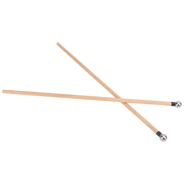 Mallets, 2 Pack Maple Handle Carillon Maillets Argent Marteau pour Carillon Performer