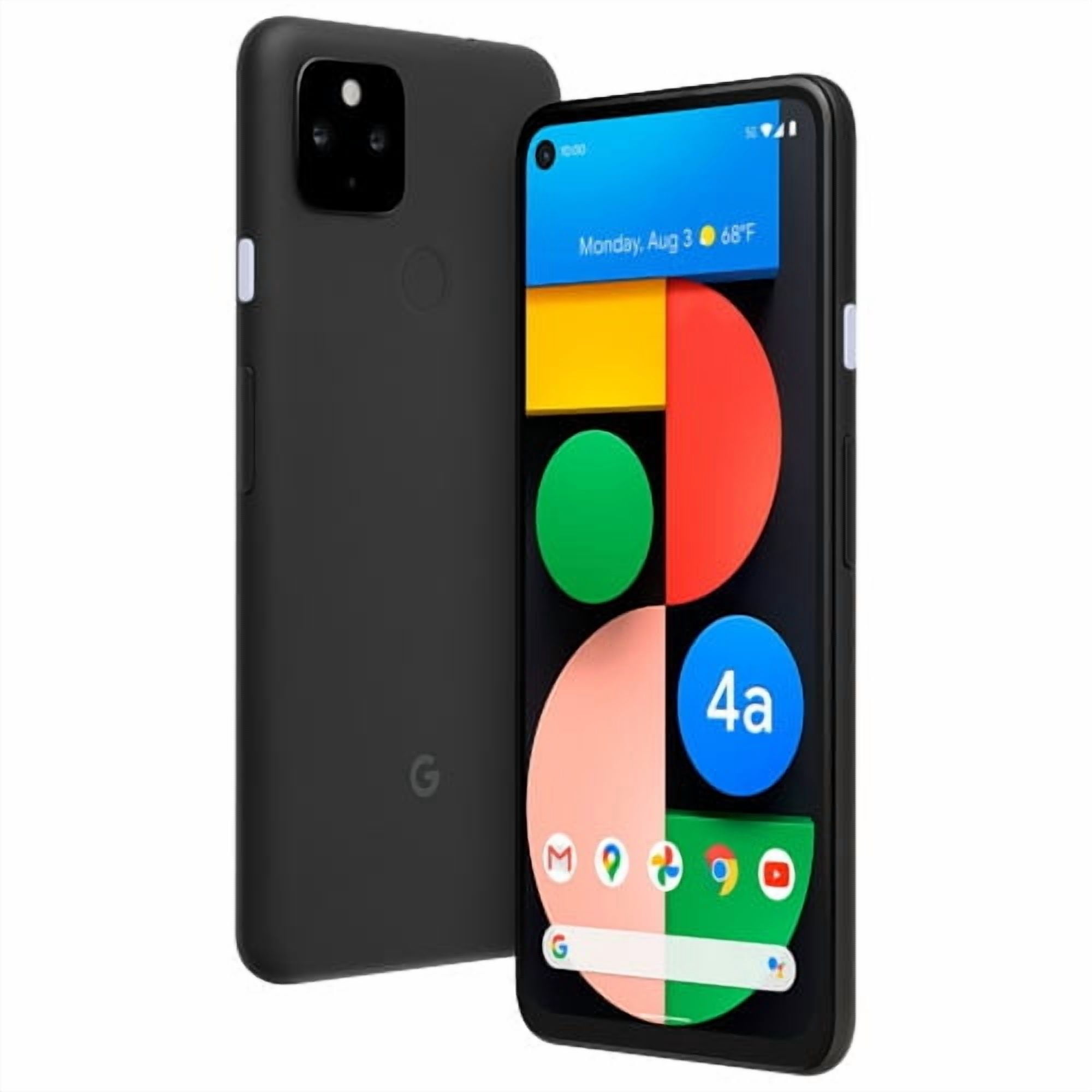 Restored Google Pixel 4 A 5G 128GB Black Unlocked Smartphone Like New