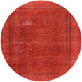 thumbnail image 1 of Ahgly Company Indoor Round Mid-Century Modern Red Oriental Area Rugs, 7' Round, 1 of 6