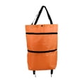 thumbnail image 1 of Hearth & Gear Sac de Chariot de Magasinage Portable Multifonction Sac Fourre-Tout Pliable Chariot de Magasinage Sacs d'Épicerie Réutilisables avec Roues Chariot d'Épicerie Roulant Ensemble de Tournevis pour Ordinateur Tournevis à Air 14 en 1, 1 of 4