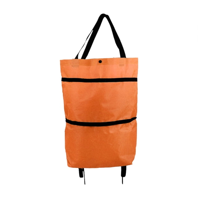 Hearth & Gear Sac de Chariot de Magasinage Portable Multifonction Sac Fourre-Tout Pliable Chariot de Magasinage Sacs d'Épicerie Réutilisables avec Roues Chariot d'Épicerie Roulant Ensemble de Tournevis pour Ordinateur Tournevis à Air 14 en 1