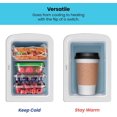 thumbnail image 4 of Chefman Portable 4L Mini Fridge w/ Heating and Cooling - Pink, New, 4 of 7