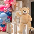 thumbnail image 4 of MorisMos 5ft Teddy Bear Stuffed Animals with Footprints Plush Toy, 4 of 8