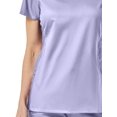 thumbnail image 2 of EON Women's COOLMAXÂ® Mesh Panel V-Neck Solid Scrub Top, 2 of 2