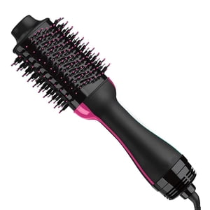 Hair Dryer Brush, Hot Air Brush,Hair Volumizer for Drying & Straightening & Curling, Brush Blow Dryer Styler for Rotating Straightening, Curling, Salon Negative Ion Ceramic Dryer Brush