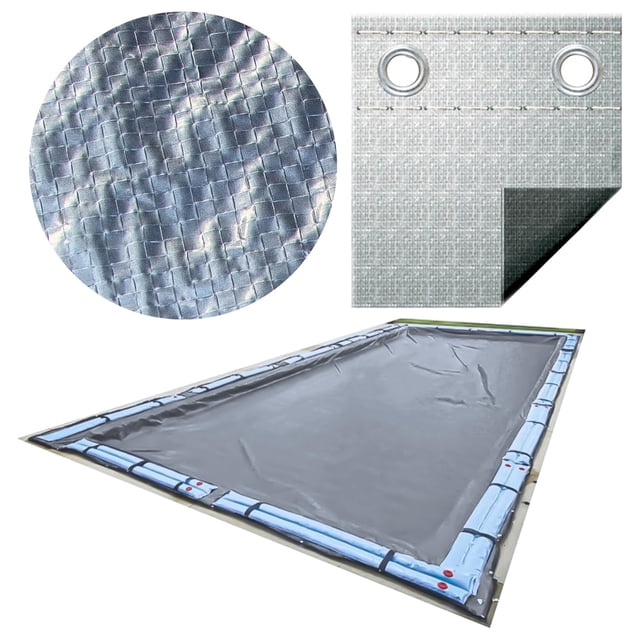 Swimline Hydrotools Silver King Couverture de Piscine d'Hiver pour Piscines Creusées 16 x 36 Pi