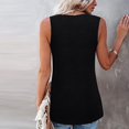 thumbnail image 4 of XZNGL Womens Sleeveless Lace Active Tank Tops Ruffle Loose Tunic Blouse Shirt Blouse, 4 of 6