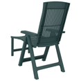 thumbnail image 3 of vidaXL Chaise Longue Verte en Plastique, 3 of 5