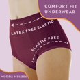thumbnail image 3 of Wearever Culottes d'Incontinence pour Femmes Réutilisables, Contrôle Maximal de la Vessie, Culottes pour Soins Féminins, Lot de 3, 3 of 10