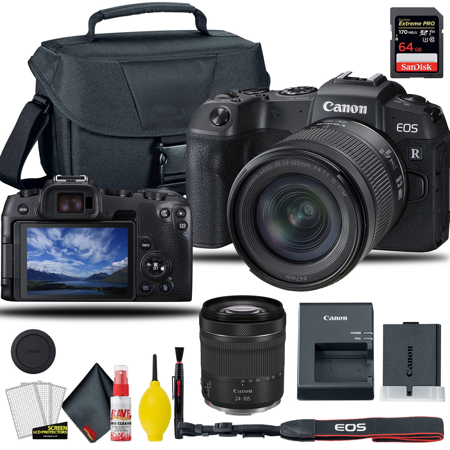Canon EOS RP Mirrorless Digital Camera with 24-105mm F/4-7.1 Lens
