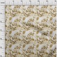 thumbnail image 3 of oneOone Silk Tabby Olive Green Fabric Florals Craft Projects Decor Fabric Printed By The Yard 42 Inch Wide, 3 of 4