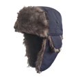 thumbnail image 1 of Wool Blend Aviator Trapper hat Trooper Ear Flaps Ushanka Eskimo Bomber Russian Warm Winter Cold, 1 of 9