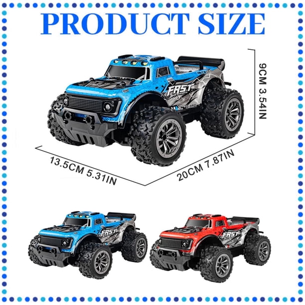 Voiture Télécommandé Tout Terrain, Jouet Voiture RC Rapide Grande P Crawler Camion Radiocommandee Jeux Enfant Ja Amz