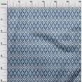 thumbnail image 2 of oneOone Georgette Viscose Fabric Ogee Ikat Decor Fabric Printed BTY 42 Inch Wide, 2 of 4