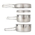 thumbnail image 4 of Almencla Camping Pots and Pans Set, 4Pcs Camping Cooking Pots, Camping Cookware Set Large, 4 of 8